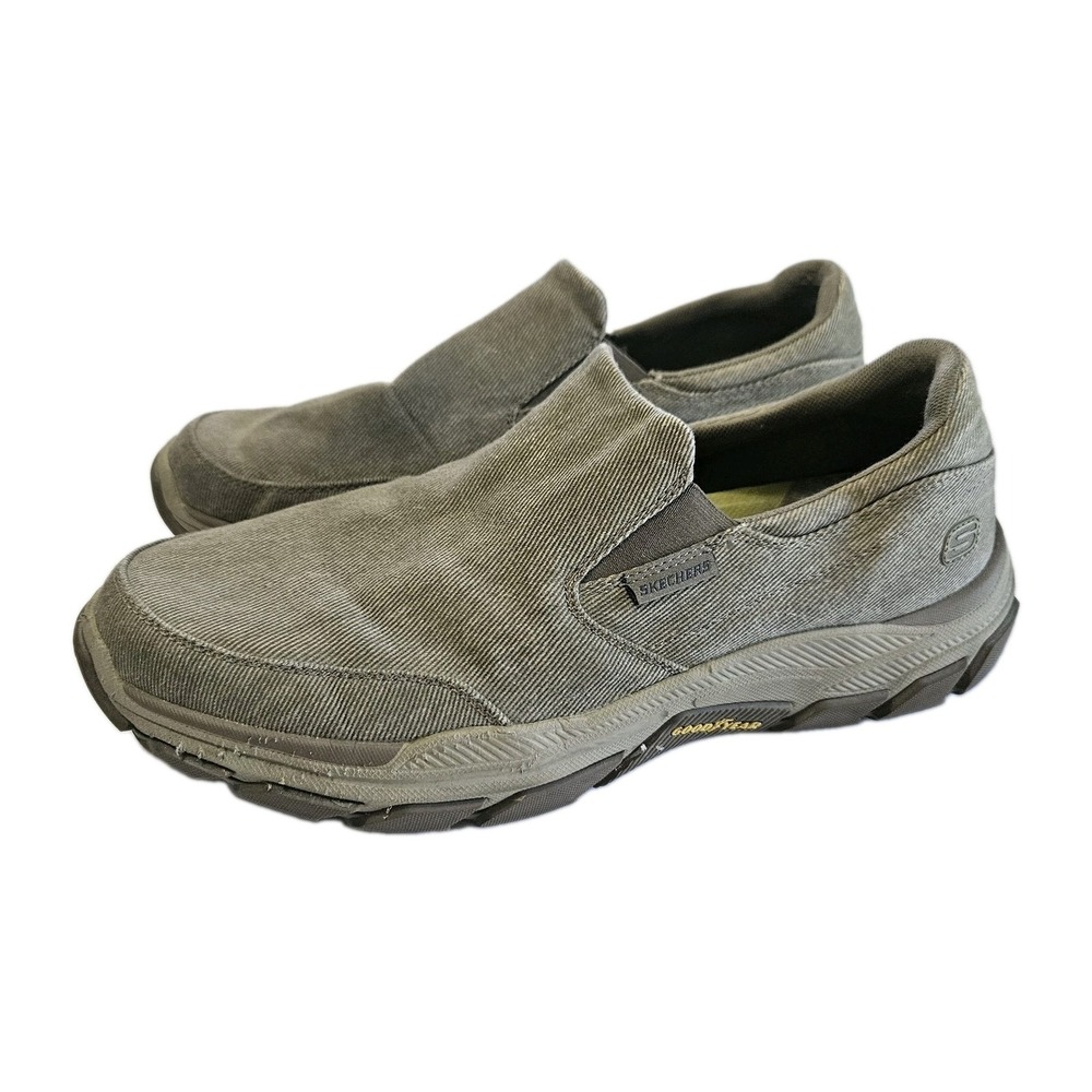 Skechers Men Relaxed Fit Air Cooled Memory Foam Tan Sz 13 Walking Comfort Shoe
